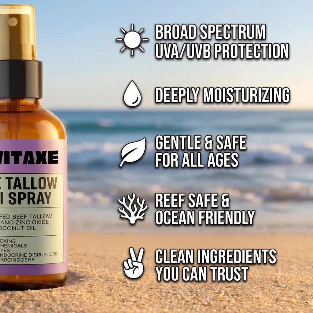 Beef Tallow Mineral Sun Spray