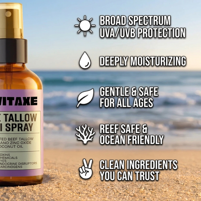 Beef Tallow Mineral Sun Spray